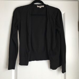 LOFT Button Up Black Cardigan • Size Small